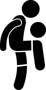 Futbol simgesini oynayan kişinin vektör illüstrasyonu