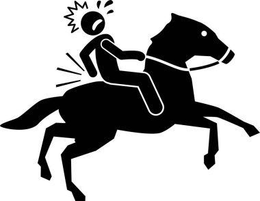 Minimalist vektör illüstrasyonu, prostatit konsepti