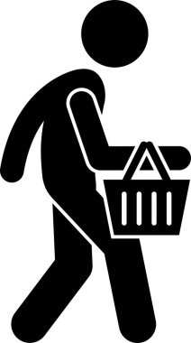 Çalışan aile kavramının minimalist vektör çizimi 