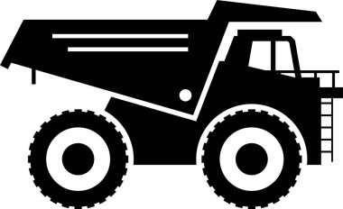 Madencilik kavramının minimalist vektör illüstrasyonu