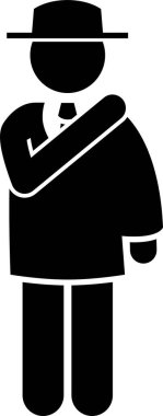 Kriket Hakemi El İşaretleri Yapıştırıcı Resim Simgeleri