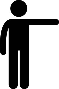 Çeşitli Ayakta Duruş Pozisyonları İnsan Adam Şekil Yapıştırıcı Resim Simgeleri Yapıştırıyor 