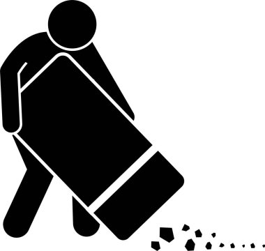 Çubuk adam büyük bir kalem ve silgi kullanıyor. Mini adam yazıyor, paylaşıyor, düşünüyor ve kalemi hareket ettiriyor. Silmesi gereken bir silgi de var..