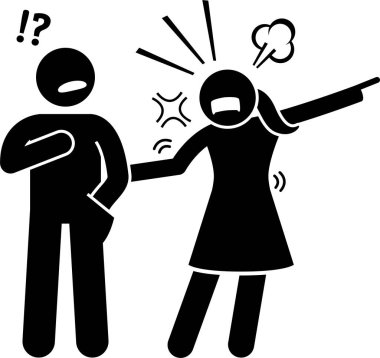 Minimalist vektör çizimi, sınır çizgisi kişilik bozukluğu konsepti