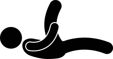 Erkek Halkı Atletik Egzersiz Isınma İşaret Simgesi Simgesi Simgesi Simgesi Simgesi Simgesi Simgesi