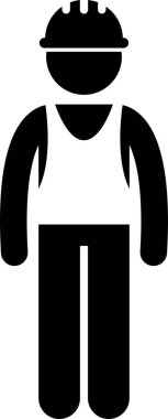 İnşaat konseptinin minimalist vektör illüstrasyonu 