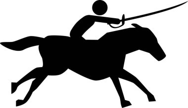 Devrimci savaş konseptinin minimalist vektör çizimi