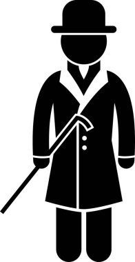 Man Moda Trend Zaman Çizelgesi Giyinme Tarzı Evrimi Yıl Boyası Şekil Resim Simgeleri