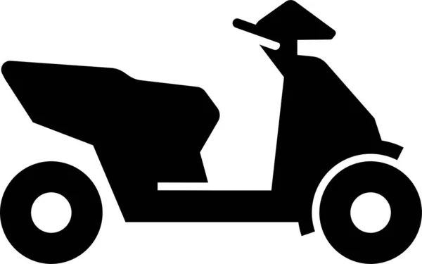 Motosiklet Bisiklet Motosiklet Ikonlarının Farklı Türlerinin Listesi Motosiklet Scooter Roadster — Stok Vektör