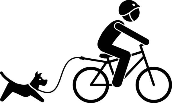 Мінімалістична Векторна Ілюстрація Концепція Прикріплення Велосипедів — стоковий вектор
