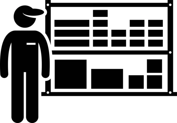 Bedrijfsecosysteem Tussen Fabrikant Distributeur Groothandel Detailhandelaar Consumentenstickfiguur Pictogram Pictogram — Stockvector