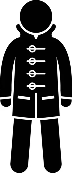 Férfi Dzsekik Kabátok Stick Számok Ábrázolják Különböző Típusú Kabátok Kabátok — Stock Vector