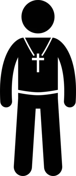 Minimalistisk Vektor Illustration Världsreligionen Begrepp — Stock vektor