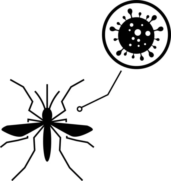 Ilustración Vectorial Minimalista Concepto Coronavirus — Vector de stock