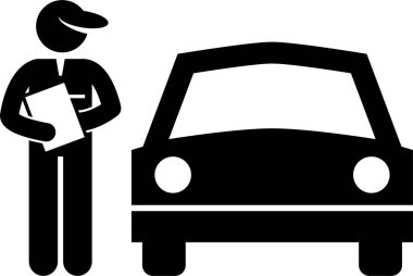 Araba Tamir Hizmetleri Tamirhanesi Tamir Çubuğu Şekil Resim Simgeleri