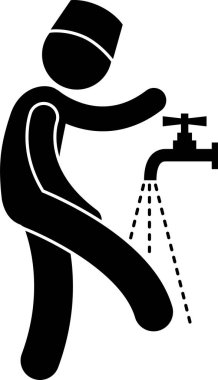 İslam Müslüman Dini Geleneği Çubuk Şekil Resim Simgesi