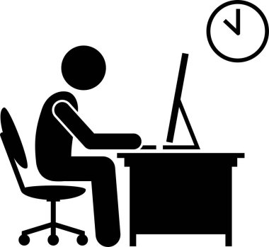 Başarılı İşadamı Çubuk Şekil Resim Simgelerini Durdurdu