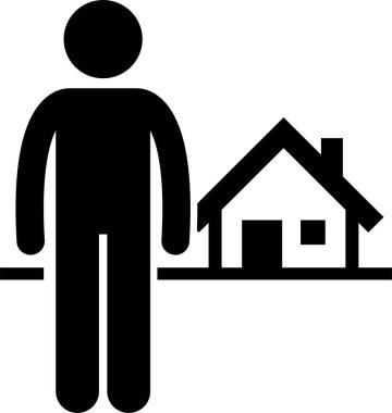 Zengin ve fakir insanların minimalist vektör çizimi 