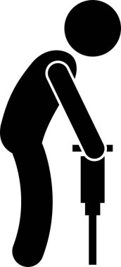 İnşaat konseptinin minimalist vektör illüstrasyonu 