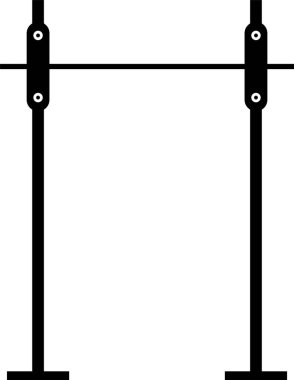 Fitness ekipman simgesinin vektör illüstrasyonu