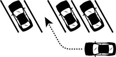 Park yöntemleri kavramının minimalist vektör çizimi 