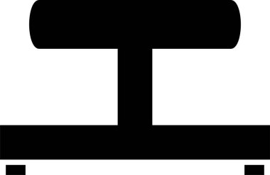 Fitness ekipman simgesinin vektör illüstrasyonu