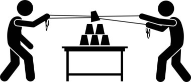 Takım İnşa Etkinlikleri. Sanat çalışmaları, insan piramidi, tenis topu transferi, duvar tırmanışı, güven çemberi, istifleme bardakları, tırtıl tekerleği ve yürüyen kalasları içeren takım oluşturma oyunlarını tasvir eder..