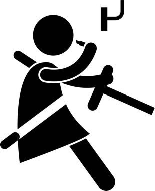 Sürüş güvenliği kavramının minimalist vektör illüstrasyonu 