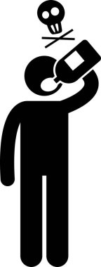 İnsan Hayatı İntihara meyilli İntihar Umutsuz Ölüm Stres Üzgün Simge Simgesi Simgesi