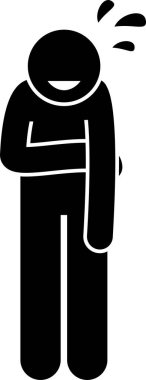 nötr kişilik simgesi, vektör illüstrasyonu