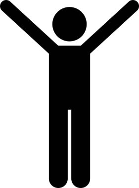 Çeşitli Temel İnsan Dili Vücut Dili Pozisyonları Yapıştırıcı Yapıştırıcı Resim Simgeleri Ayarlandı