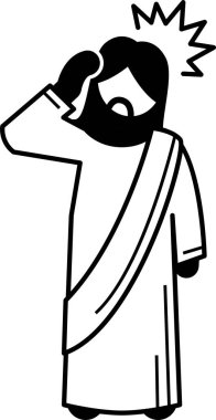 Hz. İsa 'nın duyguları, duyguları, ifadeleri ve ikonlardaki eylemleri. İsa 'nın sopa figürü mutlu, üzgün ve kızgın hissediyor. Diğer eylemler başparmak yukarı, yüz avuç içi, okuma, ağlama ve düşme..