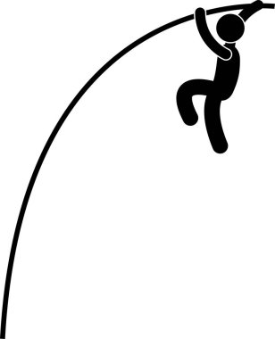 Spor Sahası ve Parça Oyunu Atletik Olaylar Kazanan Kutlama Simgesi Simgesi İşareti Pictogram