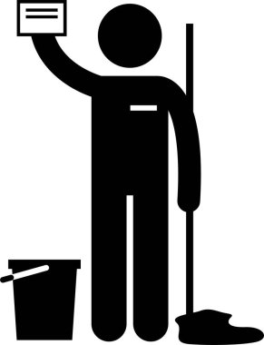 Minimalist vektör illüstrasyonu, vatandaşlık kavramı