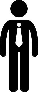 İyi patron kavramının minimalist vektör çizimi 