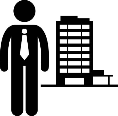 Hizmet işleri kavramının minimalist vektör illüstrasyonu 