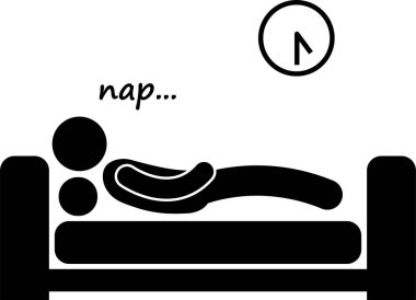 Minimalist vektör çizimi, sağlıklı yaşam tarzı konsepti