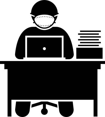 Okul sop kavramının minimalist vektör illüstrasyonu 