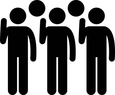 Göç kavramının minimalist vektör çizimi