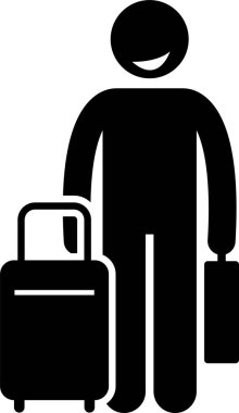 Tatil köyü kavramının minimalist vektör illüstrasyonu