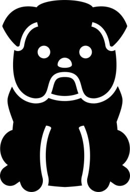 Köpek okulu konseptinin minimalist vektör illüstrasyonu 