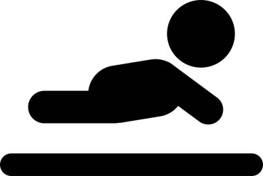 Minimalist vektör illüstrasyonu, bebek gelişimi kavramı