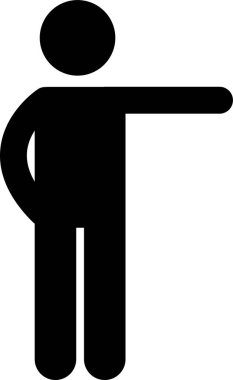 minimalist vektör illüstrasyonu, iş konsepti