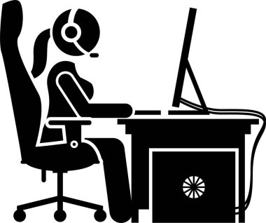 Farklı türde oyuncular. Çubuk figürü simgeleri sert, profesyonel oyuncu, kadın, gündelik, çocuk, yaşlı, hilekar, VR, atari salonu, konsol ve akıllı telefon içeren her türlü oyuncuyu tasvir eder.