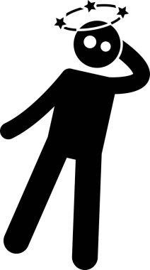 Uyuşturucu yan etkilerinin minimalist vektör illüstrasyonu 