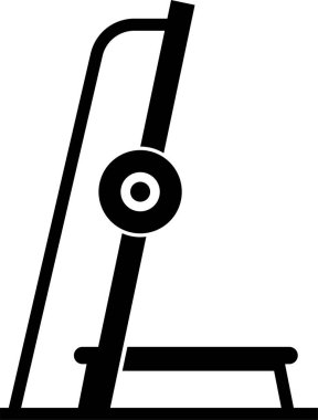 Fitness ekipman simgesinin vektör illüstrasyonu