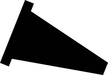 Bir duvarın arka planında izole edilmiş tek bir siyah beyaz vektör çizimi