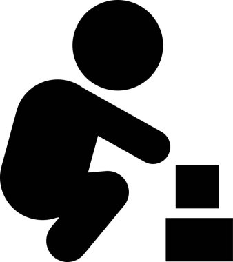 Bebeklerin gelişim evresi konseptinin minimalist vektör illüstrasyonu  