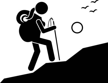 Kız kaşif kavramının minimalist vektör illüstrasyonuName 