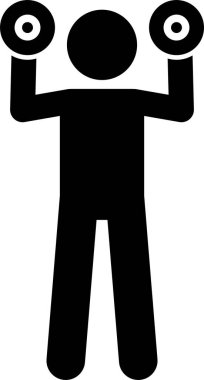 Omuz ve boyun geliştirme egzersizleri ve kas geliştirme çubuğu figürleri. Omuz ve boyun için ağırlık antrenmanı.